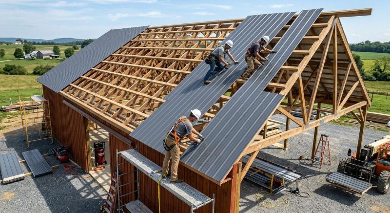 Barn Roof Construction in Boulder County, CO