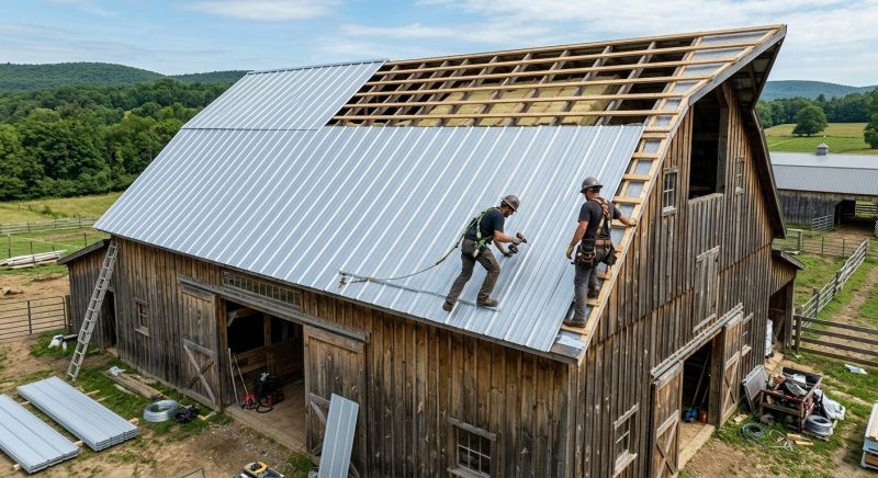 Barn Roof Construction in Boulder County, CO