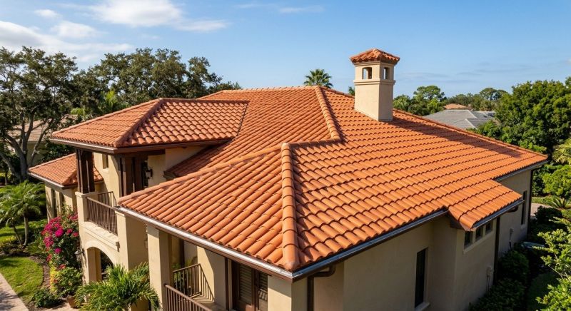 Barrel Tile Roof Installation in Boulder County, CO