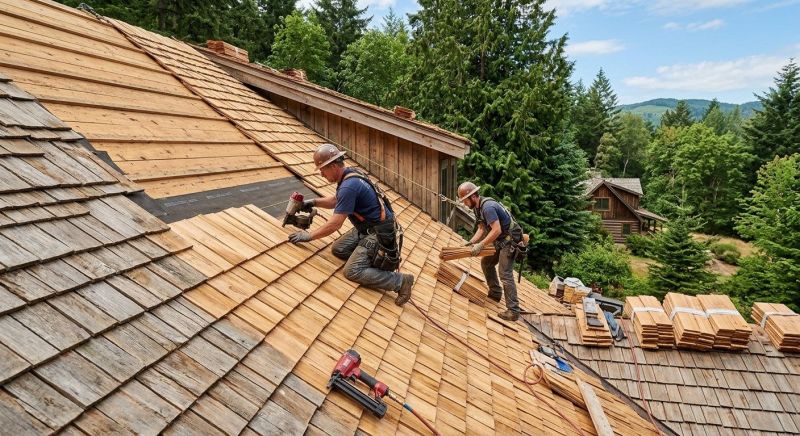 Cedar Roof Installation in Berthoud, CO