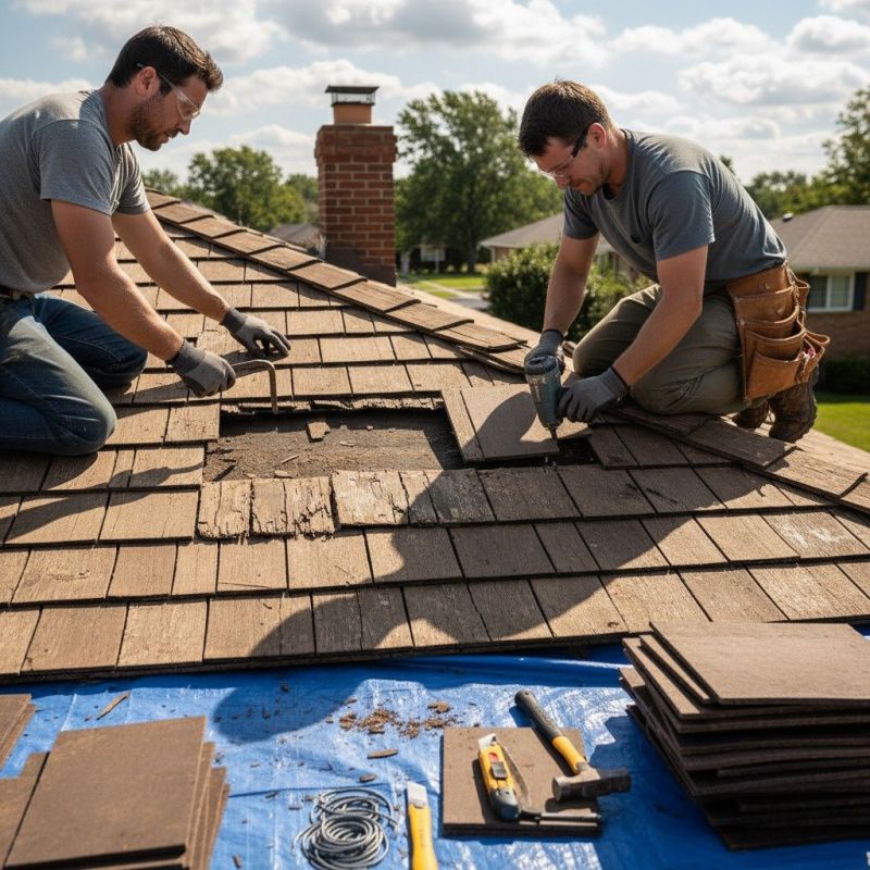 Cedar Shake Roof Repair in Longmont, CO