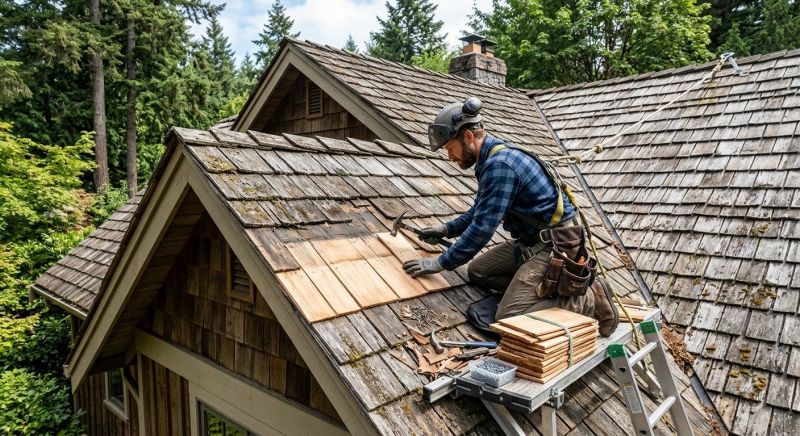 Cedar Shingles Repair in Loveland, CO
