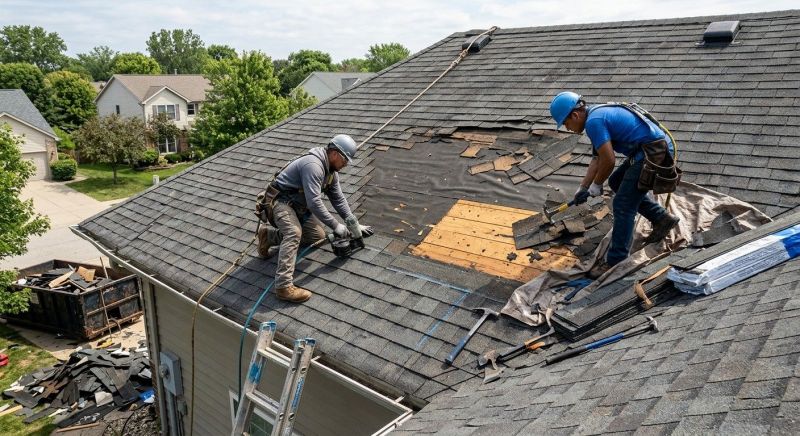 Damaged Roof Repair in Nederland, CO
