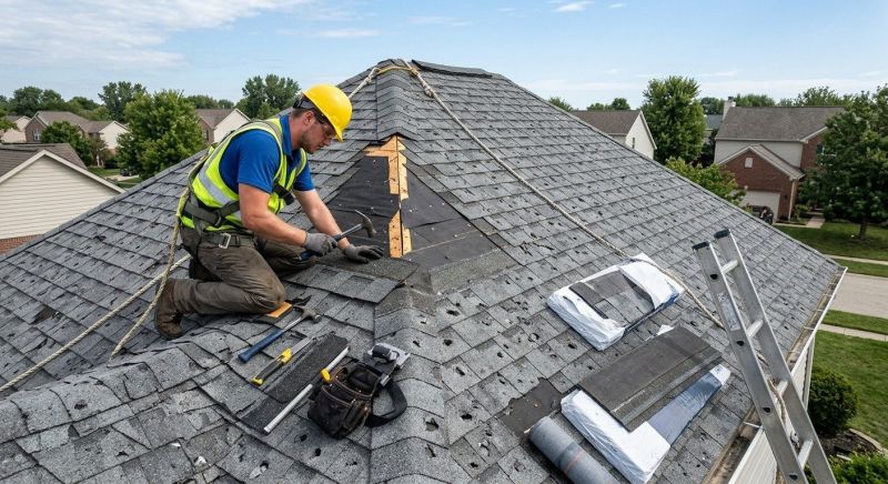 Hail Damage Roof Repair in Erie, CO