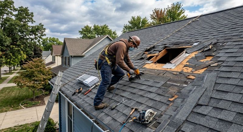 Hail Damage Roof Repair in Longmont, CO