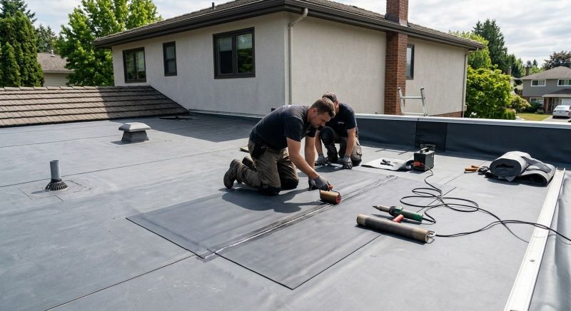 Rubber Roof Repair in Longmont, CO