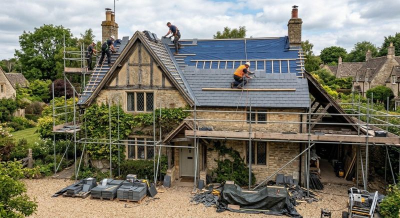 Slate Roof Replacement in Berthoud, CO