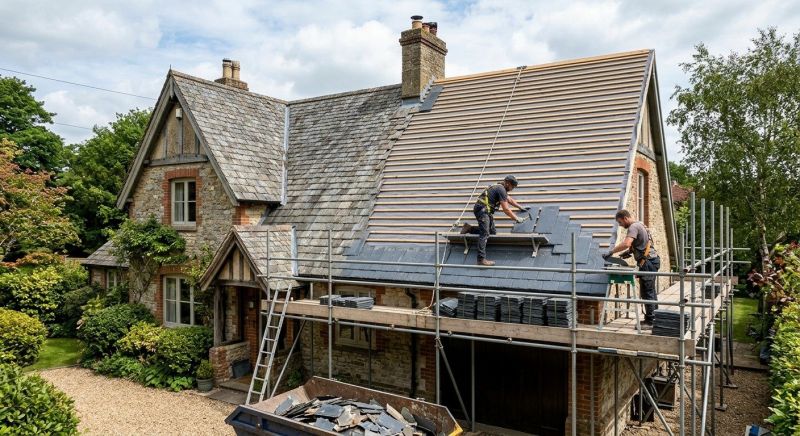 Slate Roof Replacement in Louisville, CO