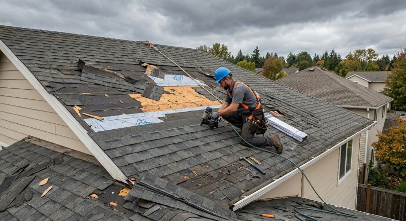 Storm Damage Roof Repair in Lafayette, CO