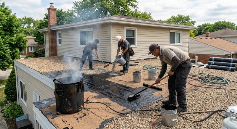 Tar And Gravel Roof Repair in Arvada, CO