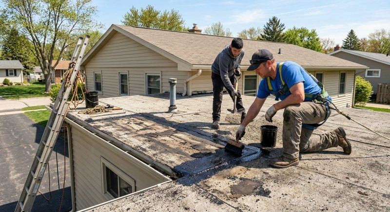 Tar And Gravel Roof Repair in Erie, CO