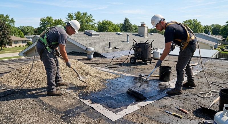 Tar And Gravel Roof Repair in Loveland, CO