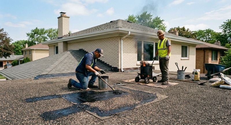 Tar And Gravel Roof Repair in Milliken, CO