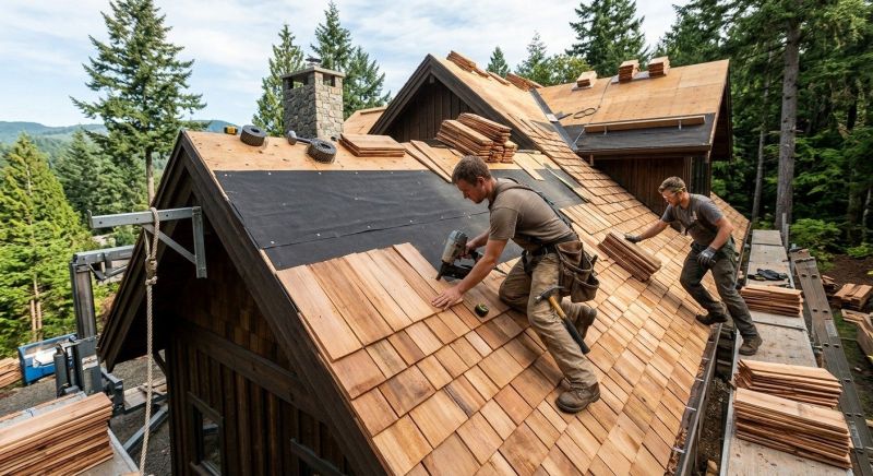Wood Roofing Installation in Firestone, CO