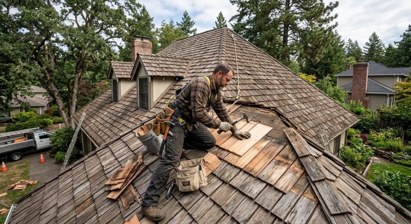 Wood Shake Roof Repair in Lyons, CO