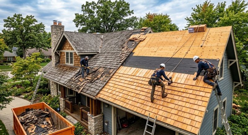 Wood Shake Roof Replacement in Boulder County, CO