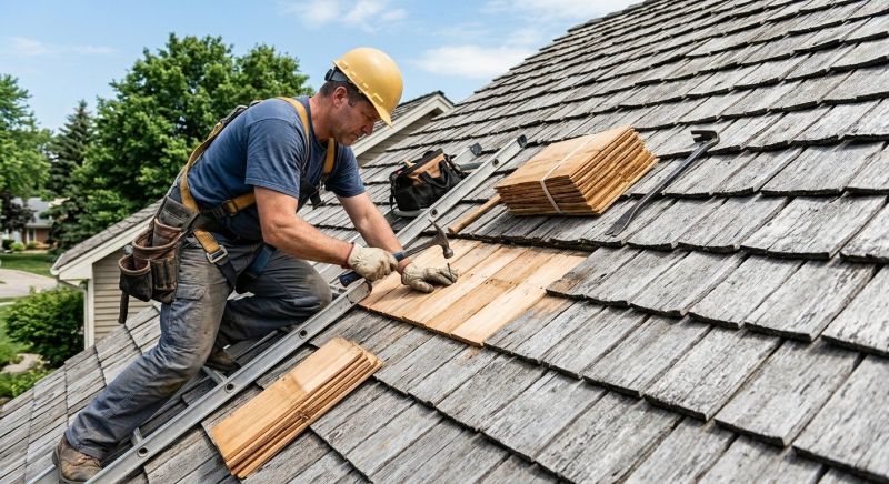 Wood Shingles Repair in Arvada, CO